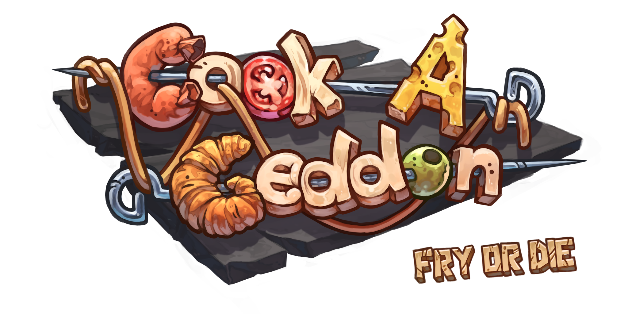 Cook-A-Geddon Logo - Fry or die